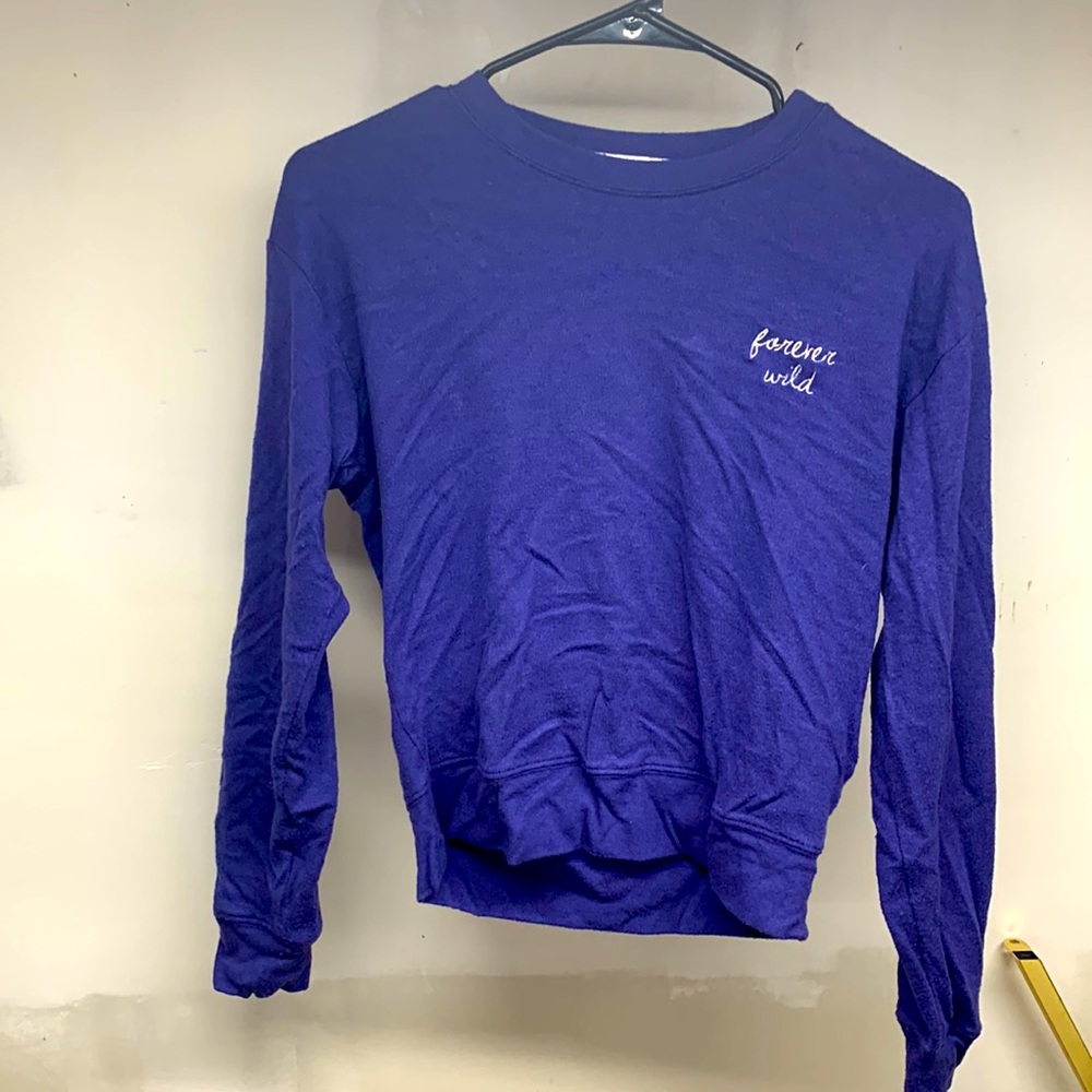 Navy blue light sweatshirt - SM Spiritual Gangster